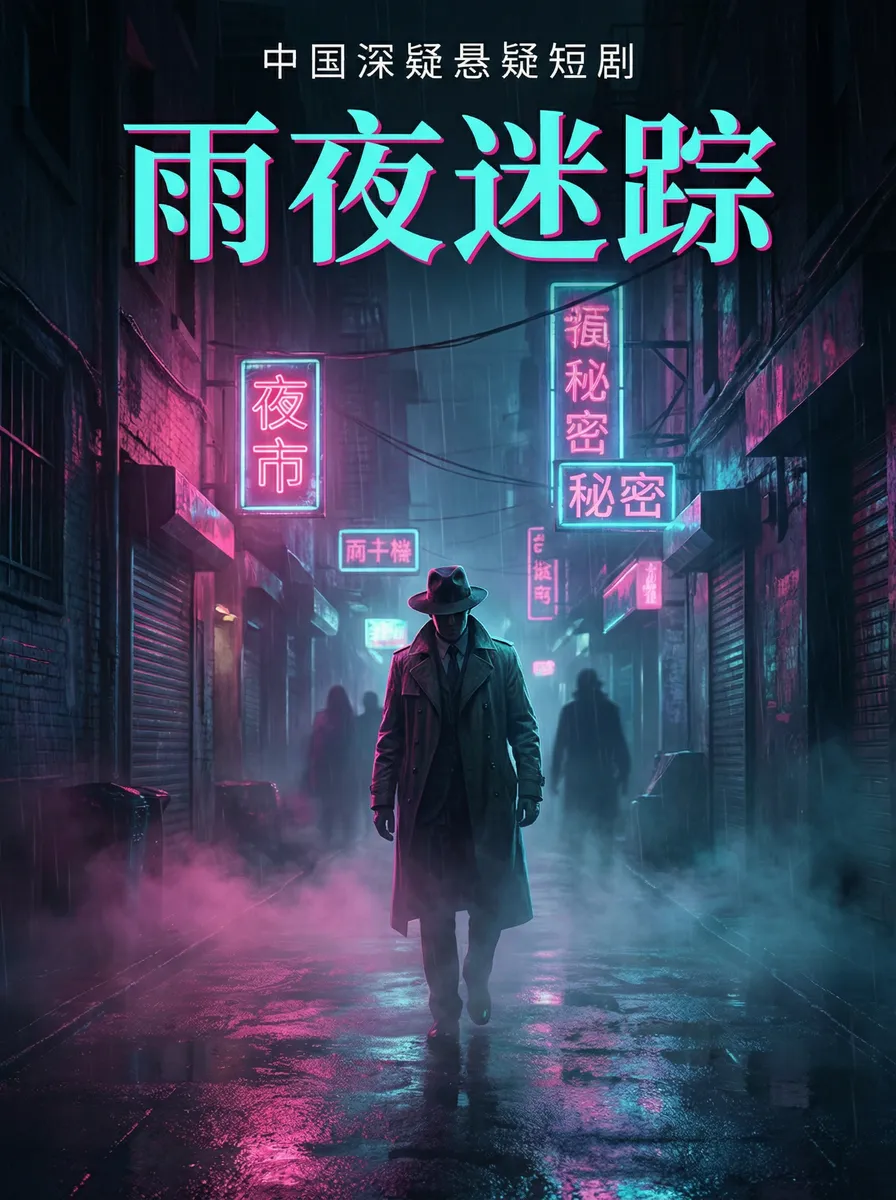 捷克街头系列 悬疑追踪短剧 - 雨夜迷踪海报